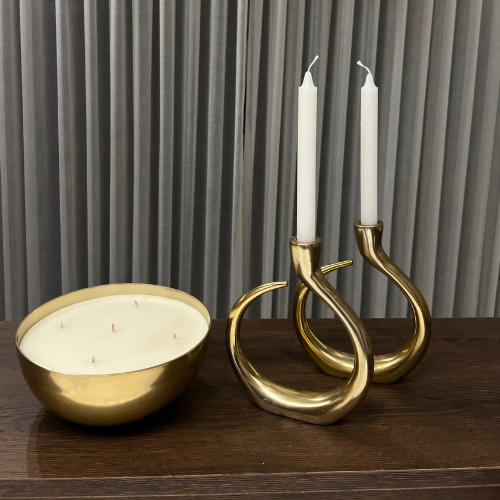 Golden Muse candle